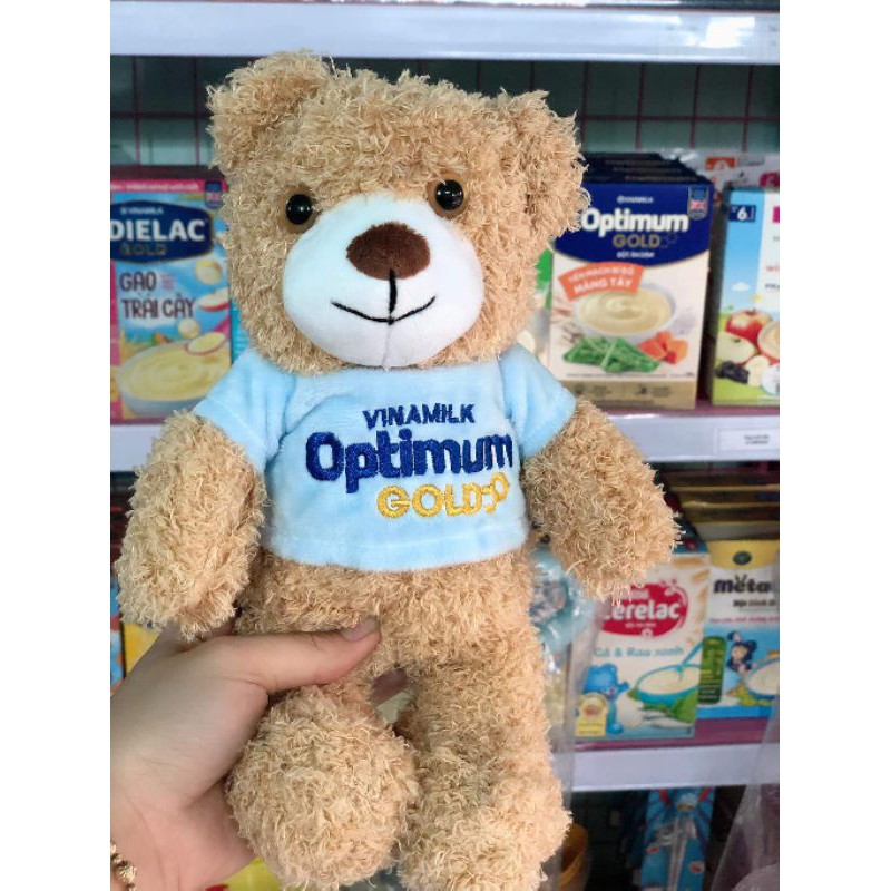 Gấu bông mềm mịn cho bé 39×15cm