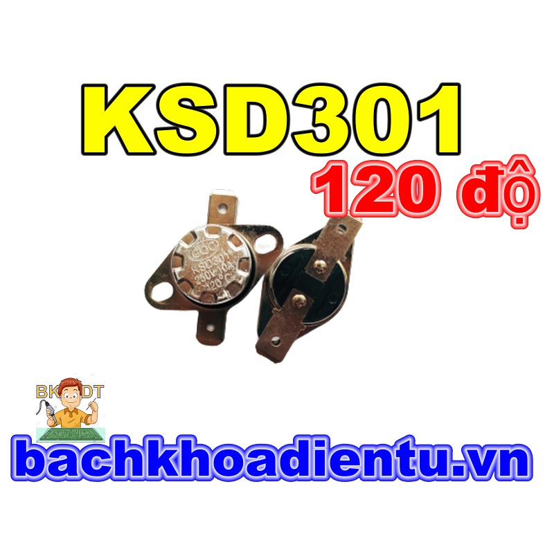 Rơ le nhiệt KSD301 các loại thường đóng.