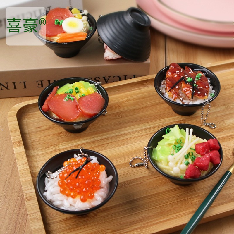 Set 22 Mô Hình Tô Mì Ramen Nhật Bản Dùng Để Trang Trí Cửa Hàng