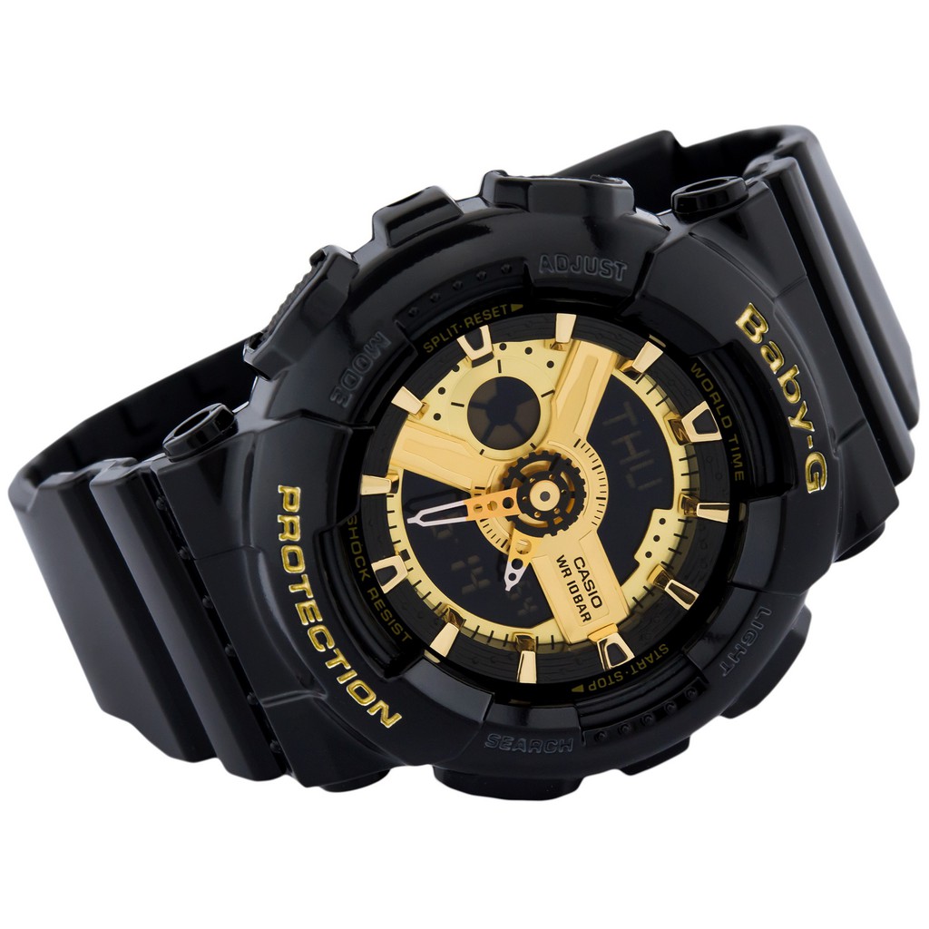 Đồng hồ nữ dây nhựa Casio Baby-G chính hãng Anh Khuê BA-110-1ADR