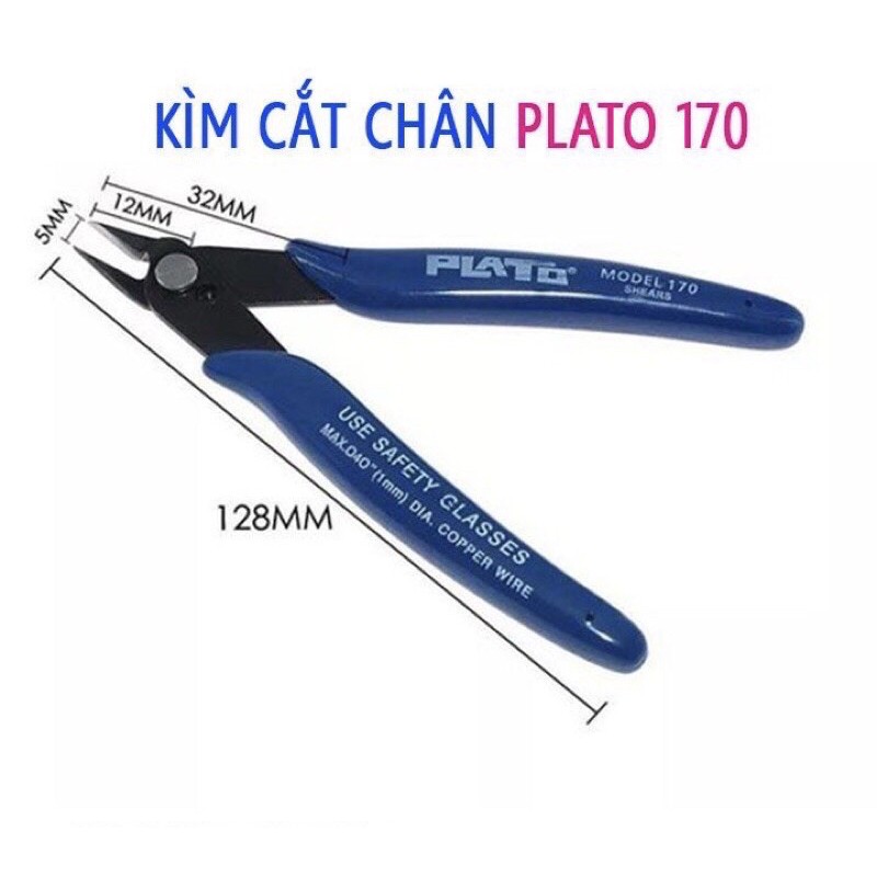 Kìm cắt chân linh kiện Plato 170