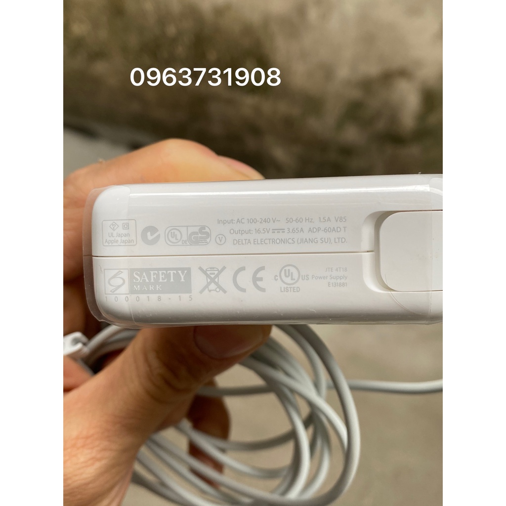 Sạc macbook 60W Model No:A1344 hàng tháo máy chuẩn Apple