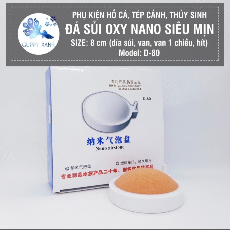 Siểu dĩa nano thế hệ mới D-80 oxy ra cực mịn và nhiều