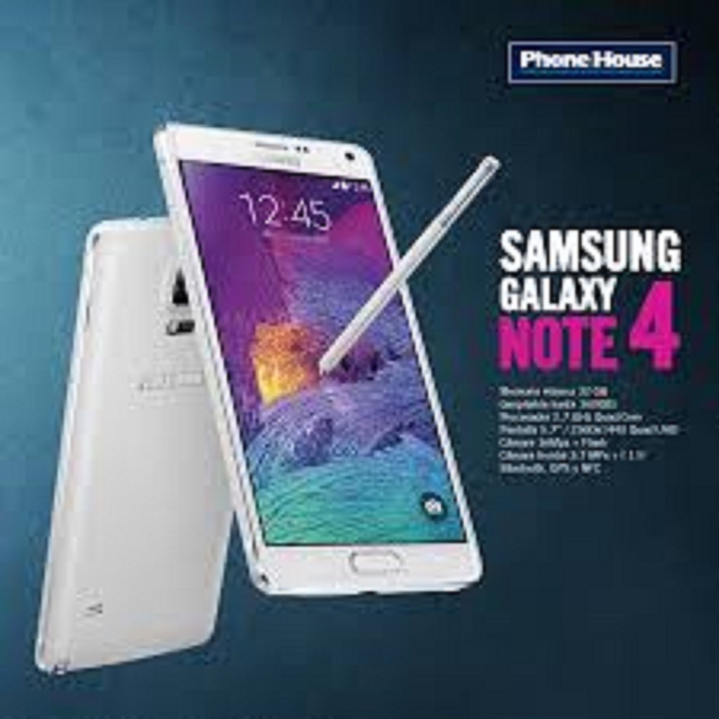 [Rẻ Hủy Diệt] SAMSUNG GALAXY NOTE 4 2 sim ram 3g rom 32g mới, chơi Game mượt