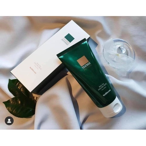 Mặt Nạ Tẩy Da Chết Vi Tảo Biển WellDerma Teatree Soothing Herb Tox Peeling Pack 150gr Hàn Quốc.
