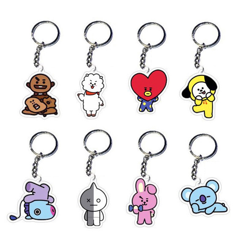 Móc khóa đáng yêu cho fan BTS Army