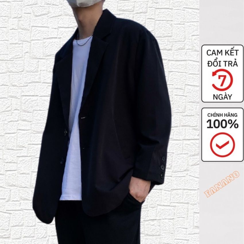 Áo Blazer Nam Dài, Áo Khoác Blazer Form Rộng Fanano Phong Cách Hàn Quốc Ad006 | BigBuy360 - bigbuy360.vn