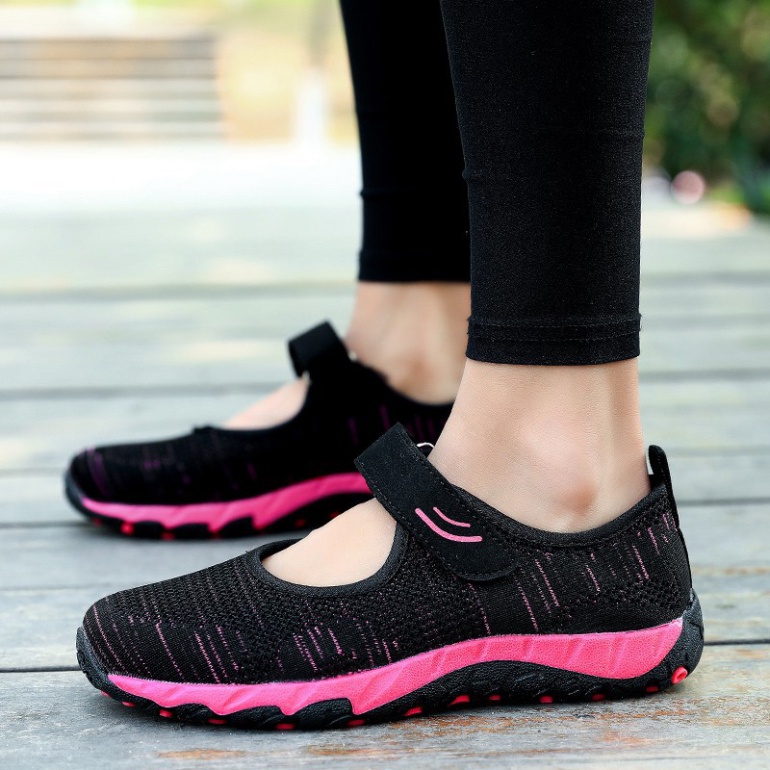 Giày đi bộ chống trượt siêu nhẹ Size lớn cho nữ - HÀNG NHẬP KHẨU