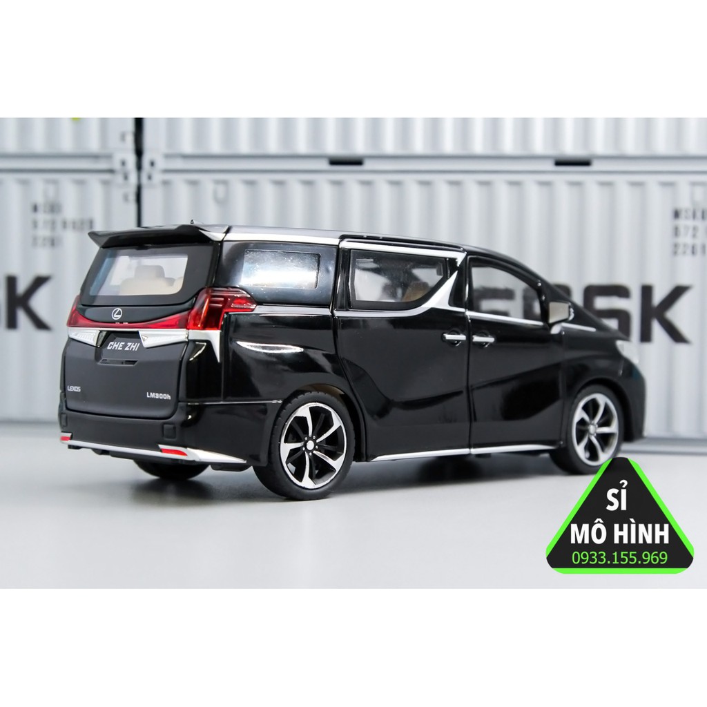 [ Sỉ Mô Hình ] Mô hình xe SUV Lexus LM300h mở hết cửa 1:24