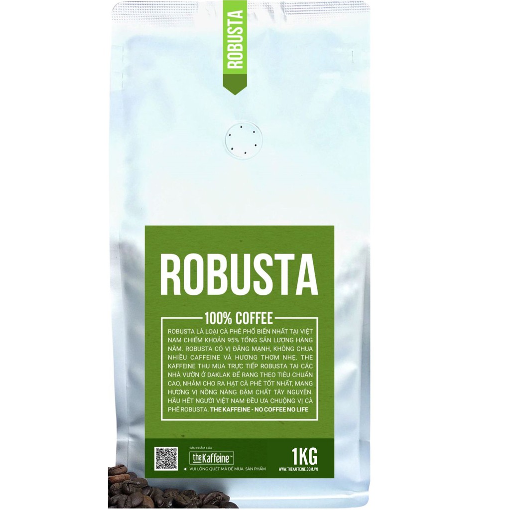 Cà phê Robusta Lâm Hà 1Kg - The Kaffeine Coffee