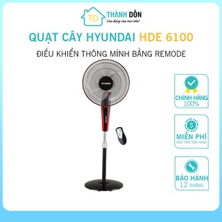 Quạt Cây Hyundai HDE 6100 - quạt cây điện cơ - quạt cây chính hãng điều khiển từ xa