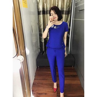 Bộ đồ thêu hoa cúc WB13 sale