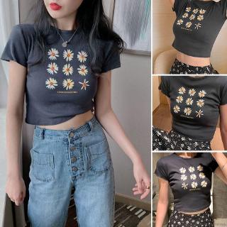 Áo Thun Ôm Dáng Thiết Kế Đơn Giản Trẻ Trung Cho Nữ