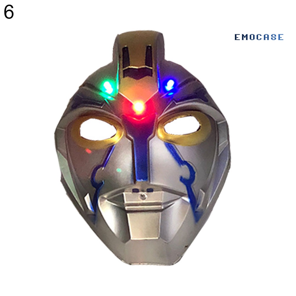 Mặt Nạ Hóa Trang Ultraman Có Đèn LED Độc Đáo Cho Bé