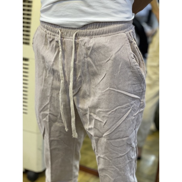 Quần jogger nhung tăm