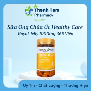 Sữa ong chúa Healthy Care Royal Jelly 1000mg 365 viên giúp cải thiện sức khỏe