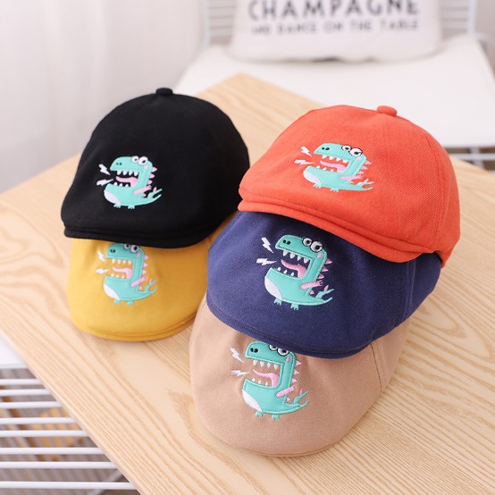 Nón beret in chữ phong cách hợp thời trang đáng yêu cho bé