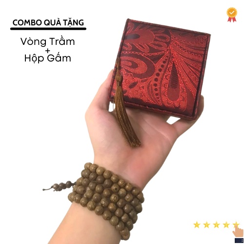Vòng Tay Trầm Hương , Chuỗi 108 Hạt Trầm Kèm Hộp Gấm Cao Cấp | BigBuy360 - bigbuy360.vn