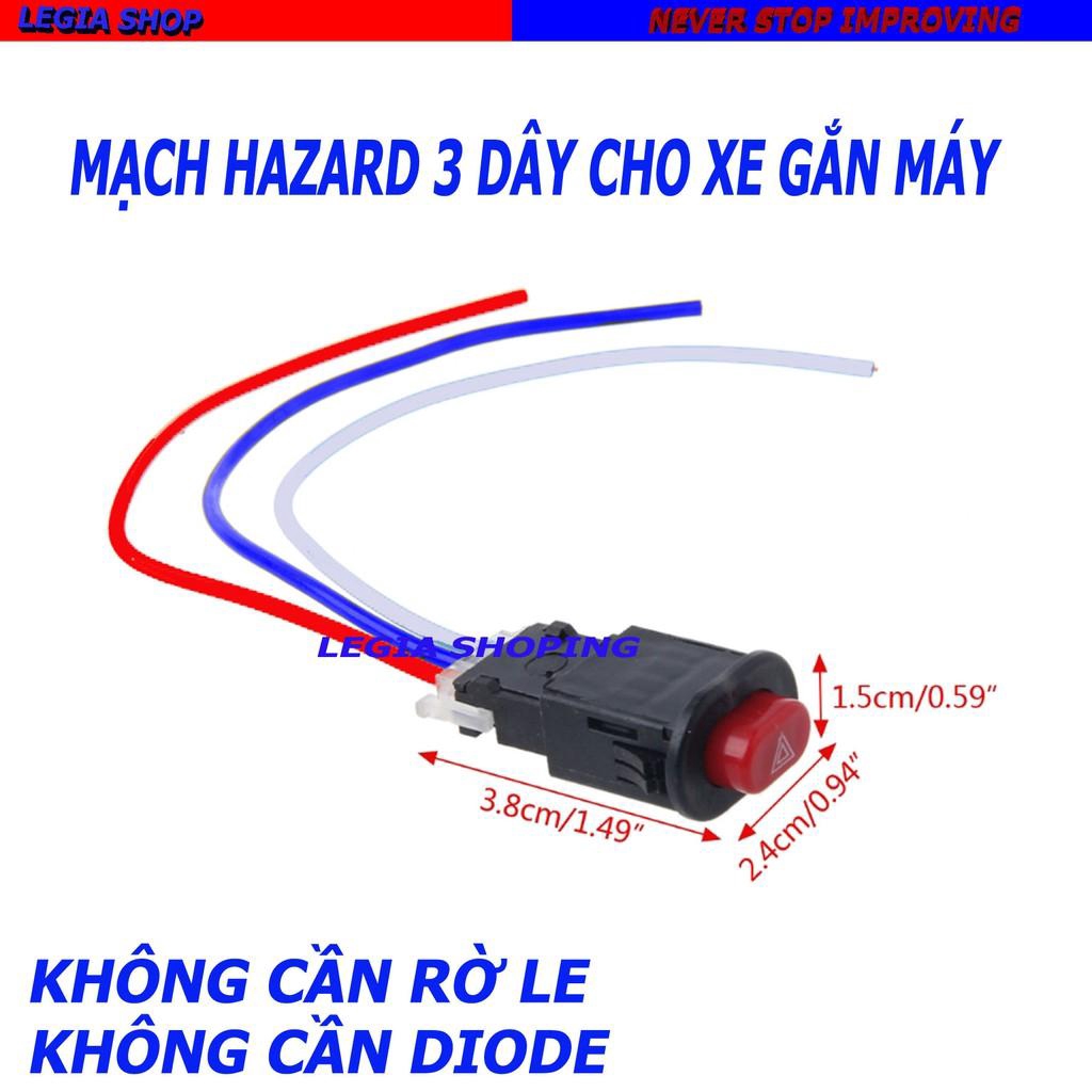 CÔNG TẮC HAZARD NHẤP NHÁY 4 BÓNG XINHAN