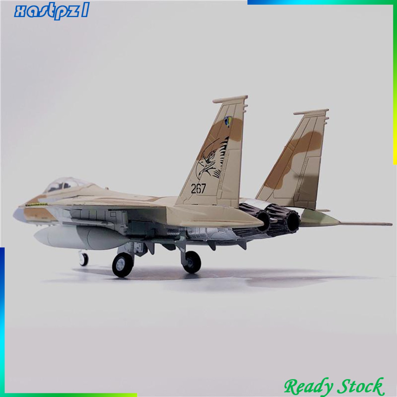 AIRCRAFT MODEL Mô Hình Máy Bay Chiến Đấu Israel F15 Tỉ Lệ 1 / 100