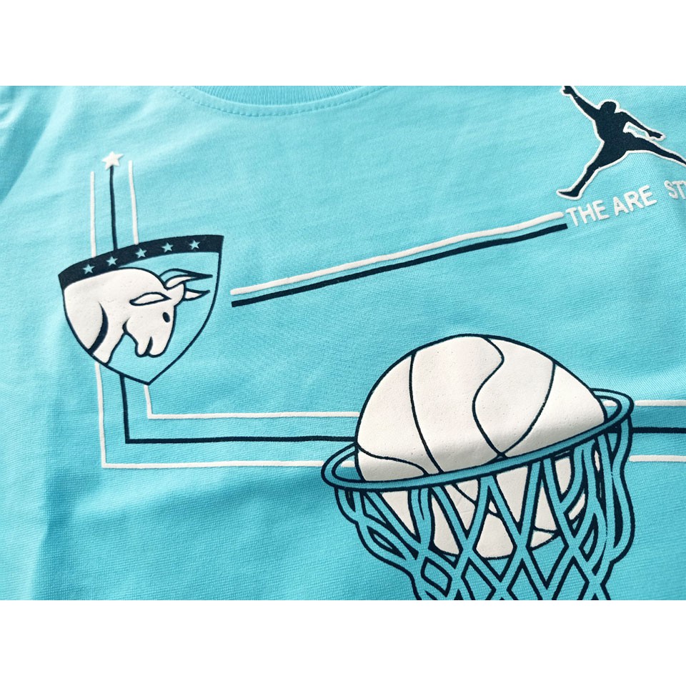 Đồ bộ cotton bé trai hình bóng rổ cho bé 10-23kg - Màu ngẫu nhiên - Ninedra