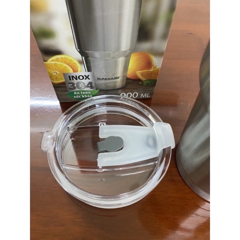 Ly Bình Giữ Nhiệt Inox 304 Sunhouse Cao Cấp 900ml KS-TU900I An Toàn Sức Khỏe BMmart ( Hàng Chính Hãng)