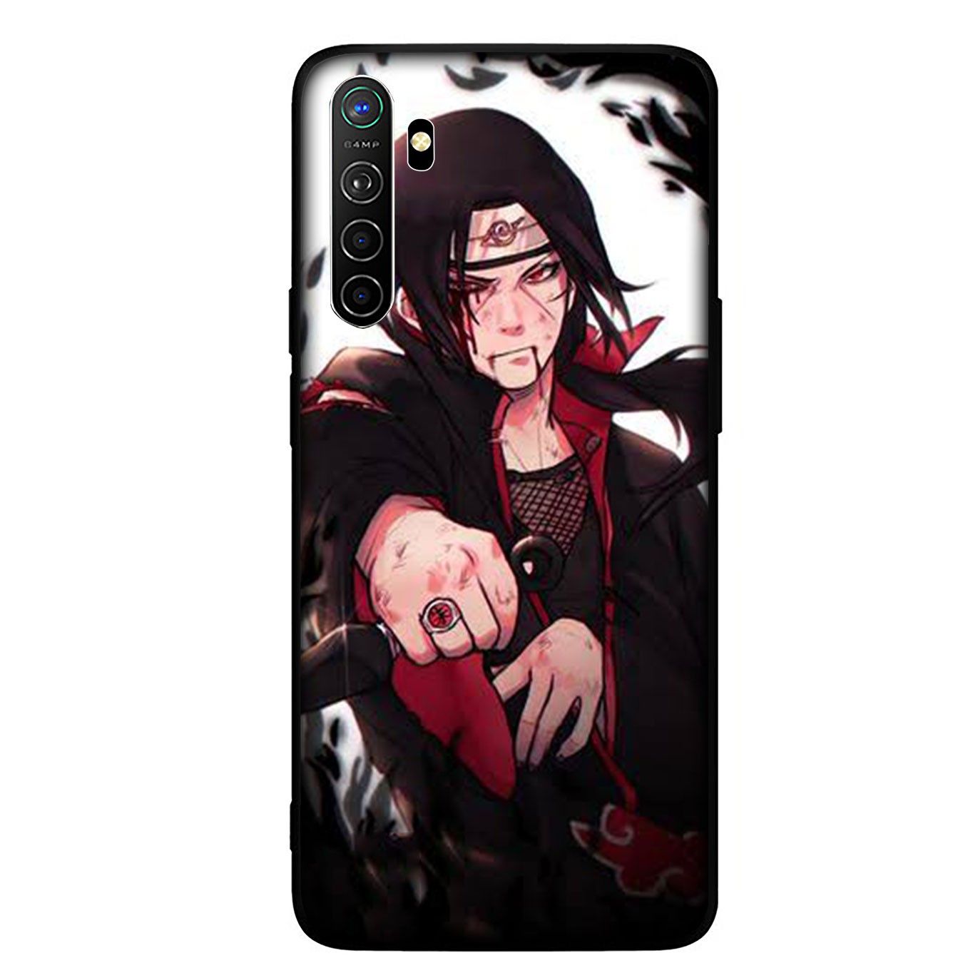 Samsung Galaxy S21 Ultra S8 Plus F62 M62 A2 A32 A52 A72 S21+ S8+ S21Plus Casing Soft Silicone Cartoon Naruto Akatsuki Phone Case