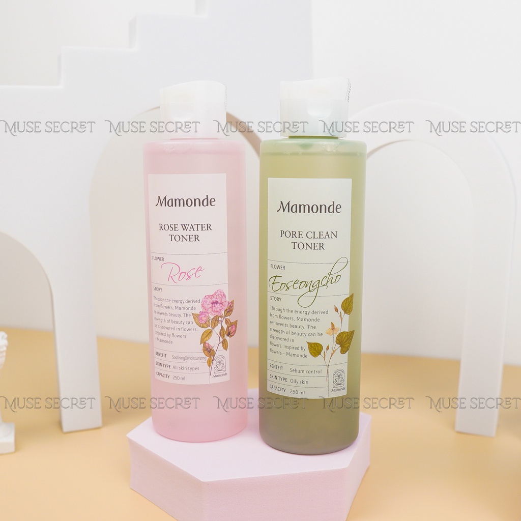[Quà Tặng Khẩu Trang] Nước Hoa Hồng Mamonde - Cung cấp độ ẩm, kiềm dầu, se khít lỗ chân lông 250ml | BigBuy360 - bigbuy360.vn