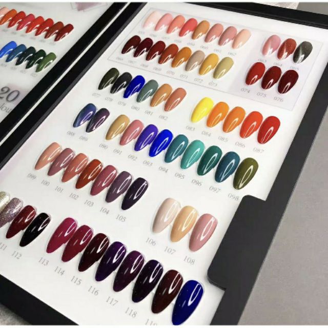 Bán Bảng Màu Sơn Gel VANDONNIE [ CHỈ BẢNG MÀU KHÔNG KÈM SƠN ]