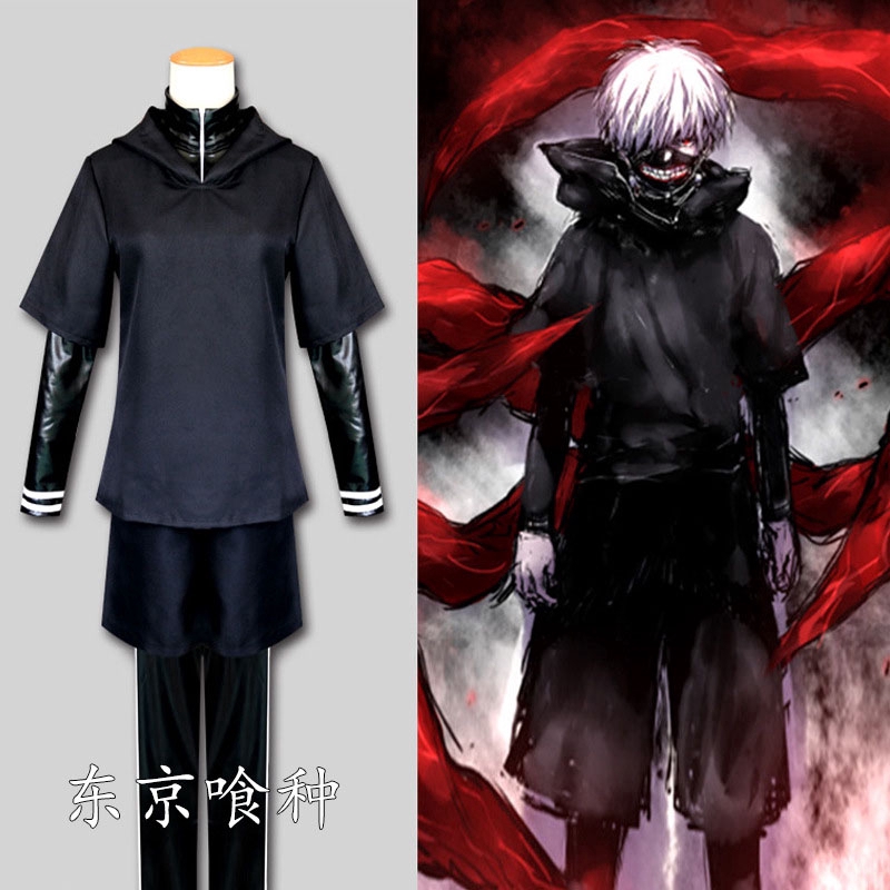 Áo Hoodies Cosplay Nhân Vật Kaneki Ken