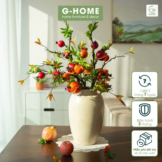 Bình cắm hoa gốm chum sữa Ghome, bình gốm tráng men Bát Tràng cao cấp bình cắm hoa trang trí, decor nhà BH22-CHUMSUA