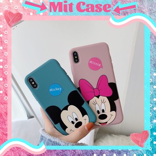Ốp Lưng Đôi iPhone Chuột Micky Xinh Cute Chất TPU Mềm Dẻo IPhone 6 6 plus 7 plus 8 8 plus x xs max 11 pro max