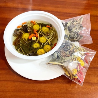 Trà thảo mộc cúc kim anh (tặng đường không calo)