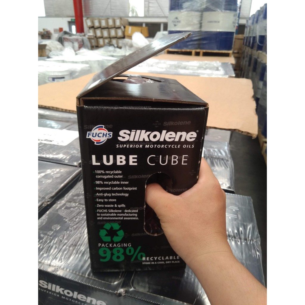 Nhớt Fuchs Silkolene Pro 4 10W40 XP  - Nhập Khẩu UK - Nhớt tổng hợp exciter, raider...