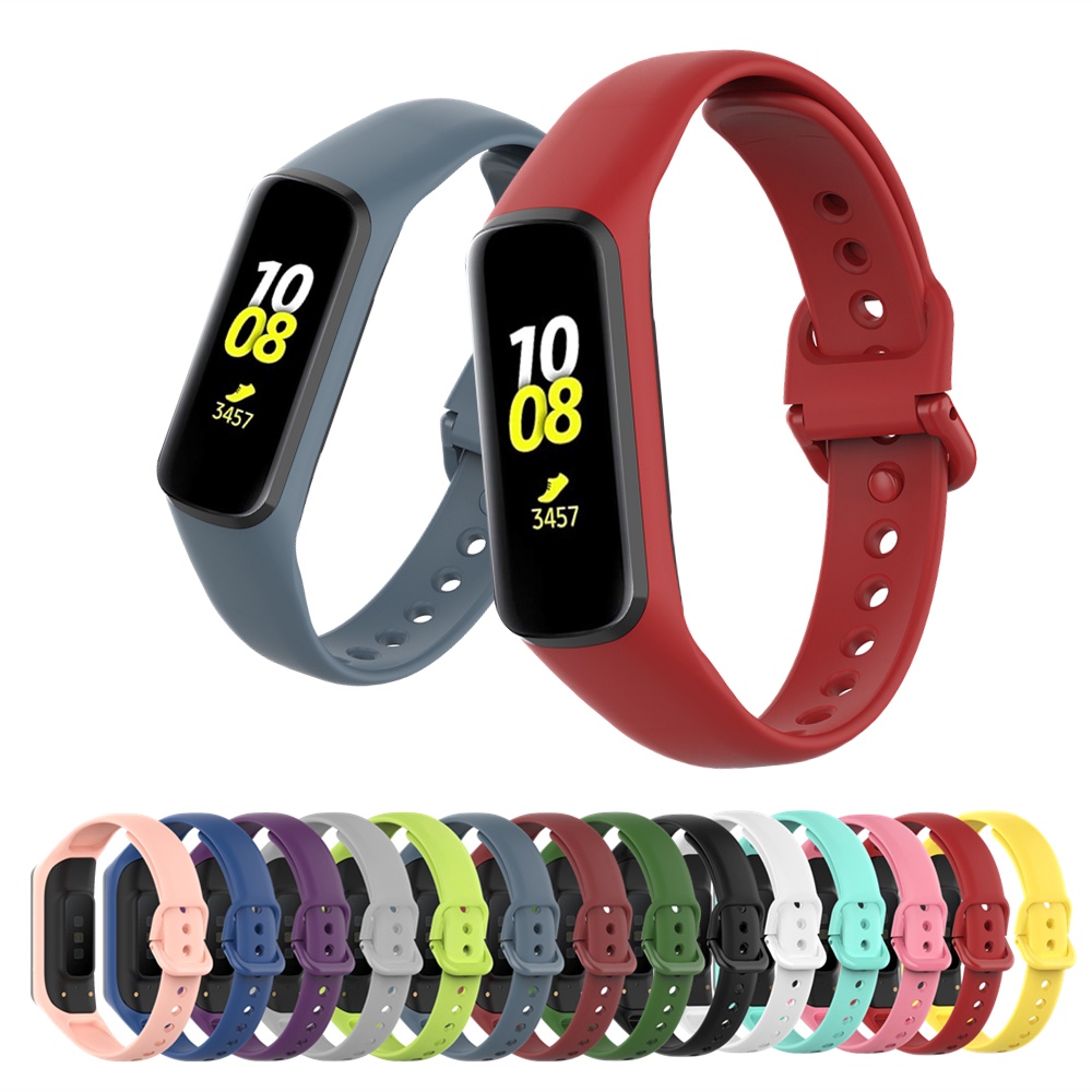 Dây đeo silicone thay thế cho đồng hồ thông minh Samsung Galaxy Fit 2 SM-R220