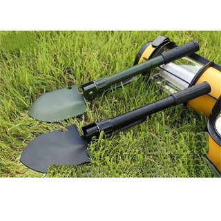 Xẻng quân dụng 5 trong 1 mini dành cho dân đi phượt dã ngoại, xẻng cao cấp