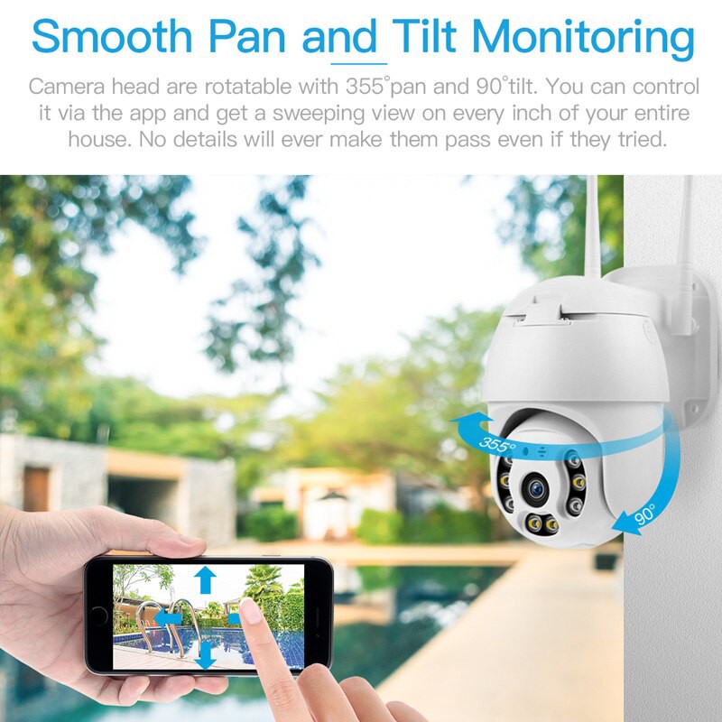 EVKVO - Tuya APP Smart Life 3MP PTZ CCTV IP Camera Wireless WIFI Outdoor CCTV Security Camera | BigBuy360 - bigbuy360.vn