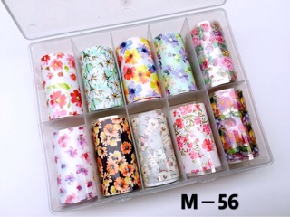 Foil hoa làm nail trang trí móng hot mới