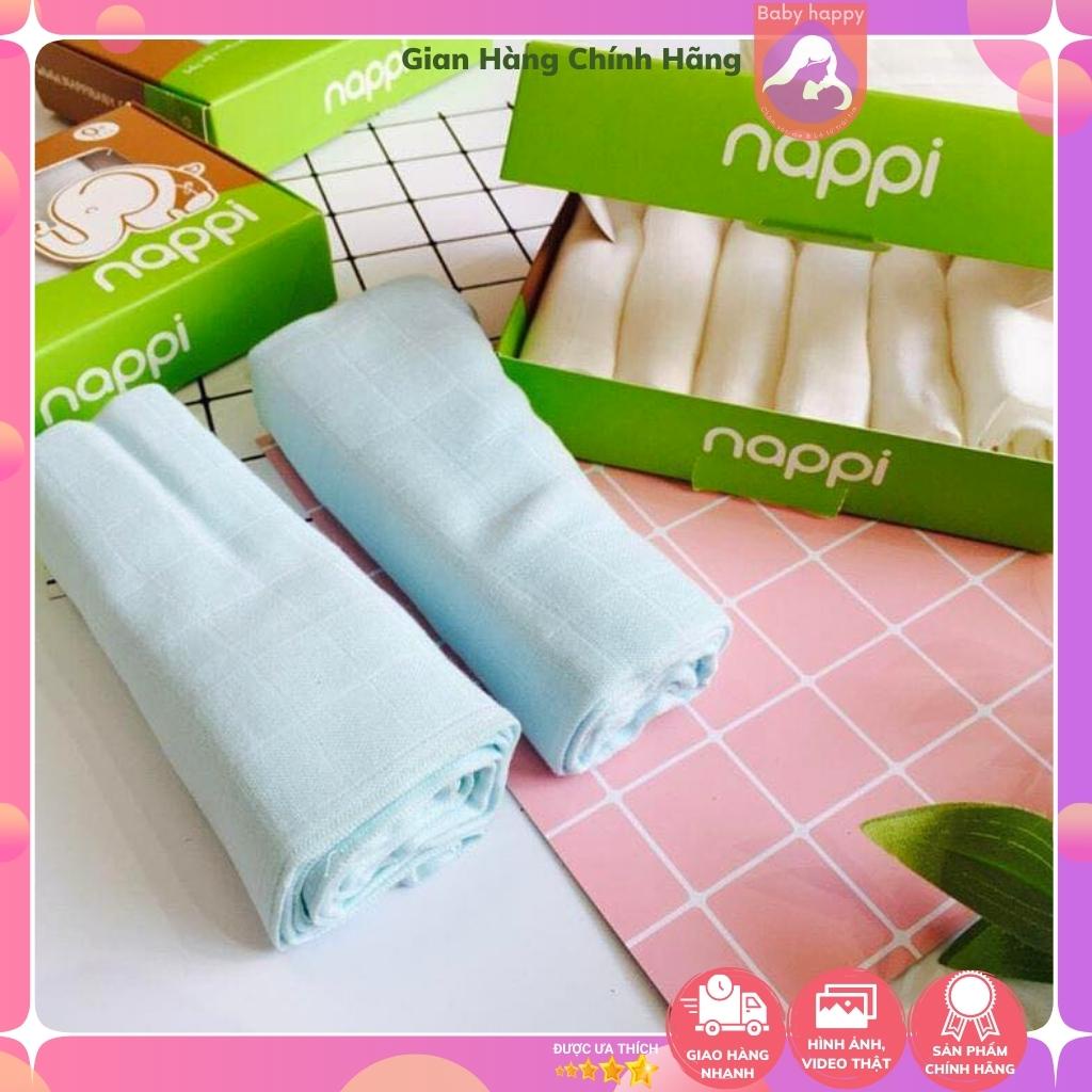 Khăn sữa sợi tre | Khăn Sữa cho bé thương hiệu Nappi Thái Lan 100% sợi tre | Khăn sữa, khăn xô an toàn cho bé