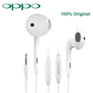 Tai nghe reno Oppo hàng chính hãng dài 1.2m phích 3.5mm âm thanh sắc nét cách ly tiếng ồn xung quanh
