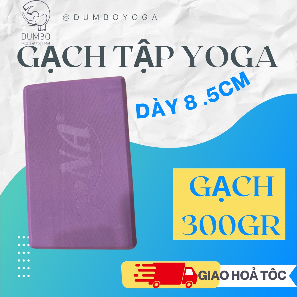 Gạch Tập Yoga NA [Chính hãng] DUMBO MAT | Block Dày 8.5cm nặng 300gr
