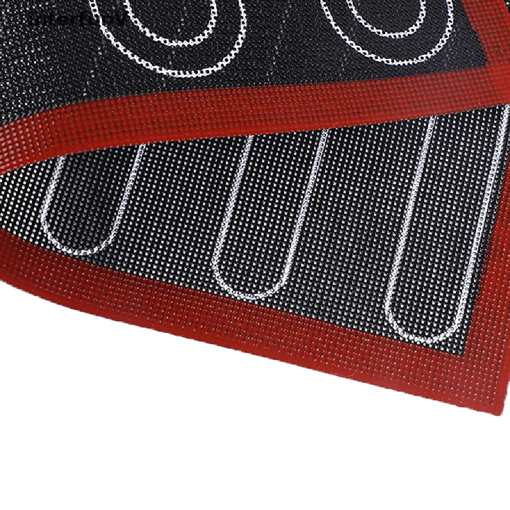 Thảm Nướng Bánh Macaron Bằng Silicon Đục Lỗ Cách Nhiệt Chống Dính 40x30