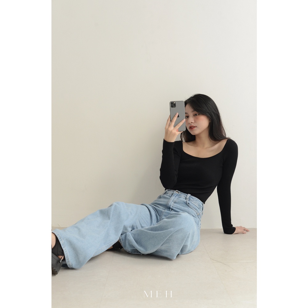 Áo Dệt Kim Cổ Vuông HOT TRend 2021