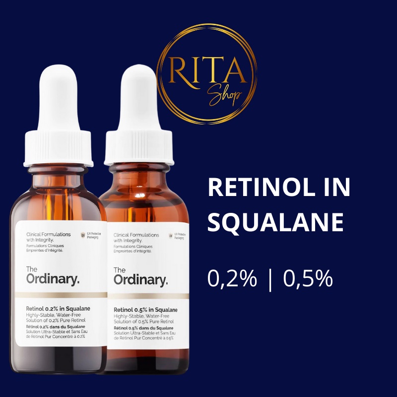 [Bill Canada] Serum The Ordinary Retinol 0,2 &amp; 0,5% in Squalane đẩy lùi dấu hiệu lão hoá và xoá mờ khuyết điểm trên da