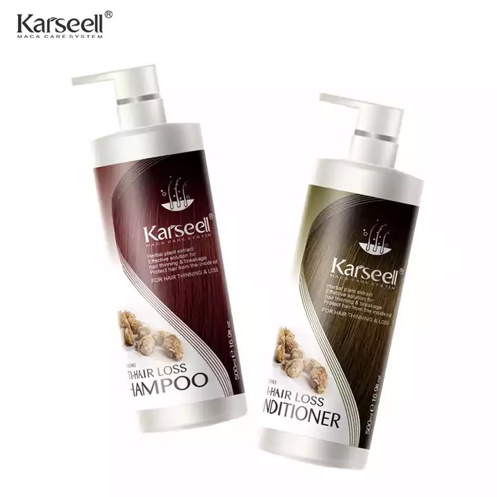 Dầu gội xả chống rụng, kích mọc tóc Karseell Maca Anti Hair Loss 500ml