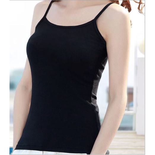 Áo thun 2 dây siêu mịn cotton co giãn 4 chiều ôm body chất đẹp