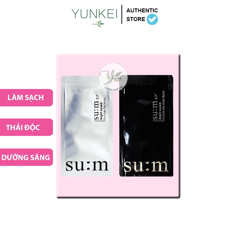 Mặt nạ thải độc sủi bọt SUM 37 Bright Award Bubble-De Mask