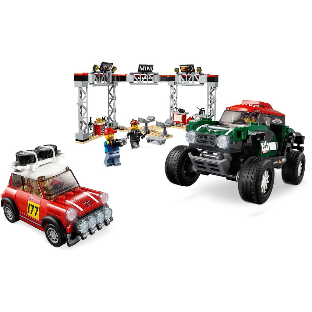 LEGO Speed Champions 75894 Xe đua 1967 Mini Cooper S Rally và 2018 MINI John Cooper Works Buggy