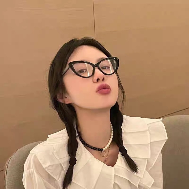 Kính thời trang VIENDO gọng nhựa dẻo kiểu dáng mắt mèo cho nữ