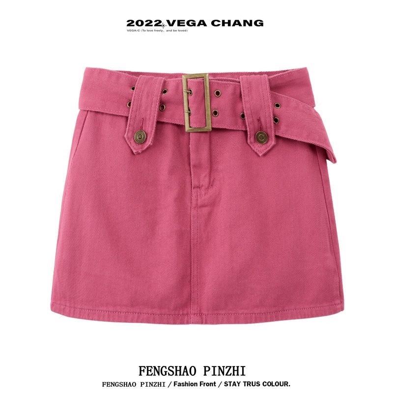 Quần Giả Váy Chất Liệu Denim Phong Cách Hàn Quốc Thời Trang Mùa Hè Cho Nữ